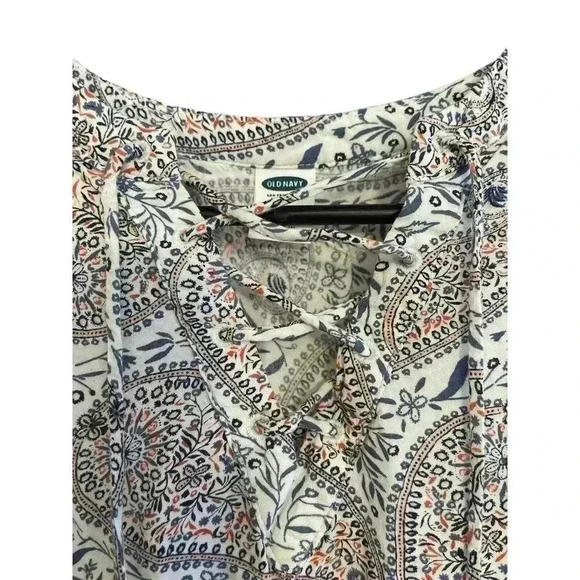 OLD NAVY SIZE S/P MULTI COLOR BLOUSE - Picture 2 of 3